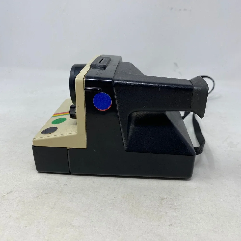 Polaroid OneStep Land Camera Vintage Instant Film Rainbow Stripe SX-70 Untested